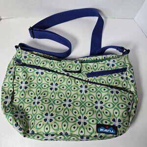Green Pattern Polyester Kava Purse/Tote